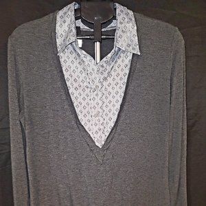 New York & Company Stretch Collar Sweater